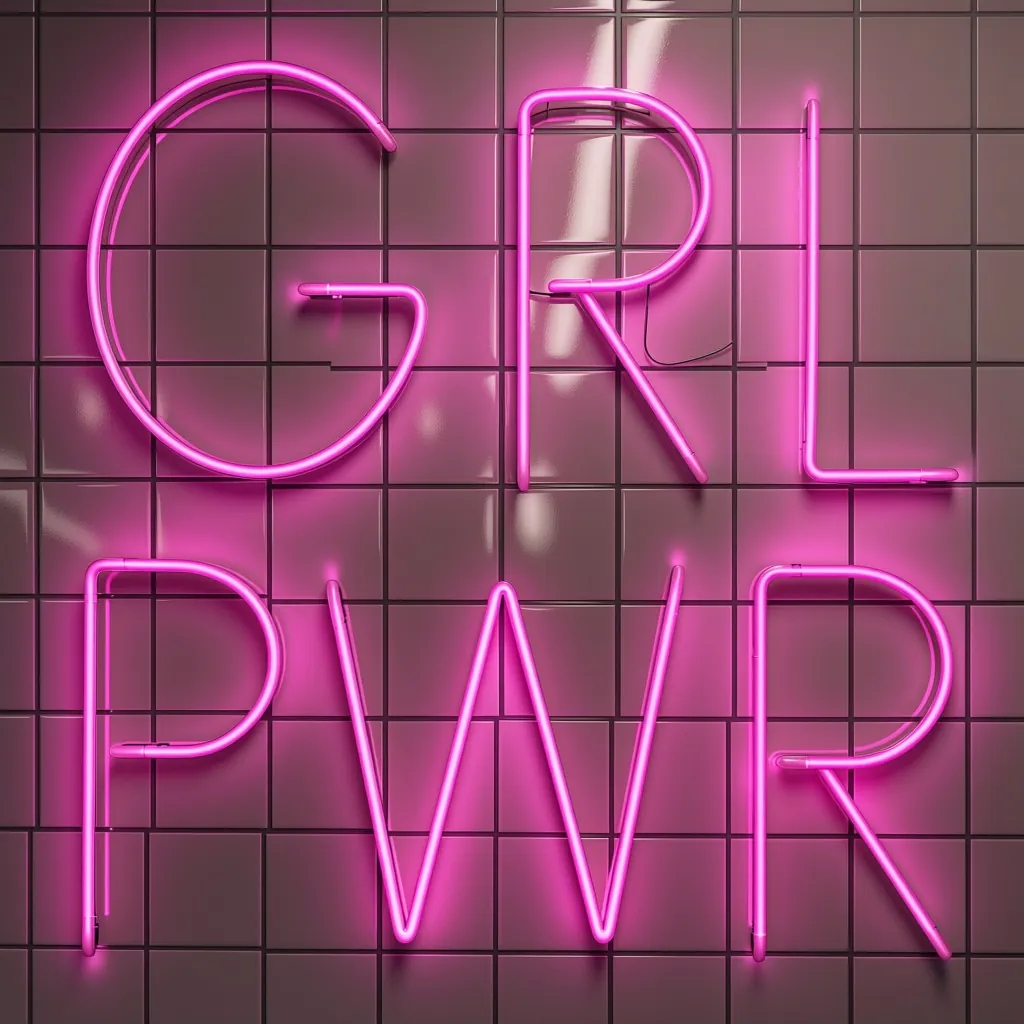 GRL PWR Neon Sign