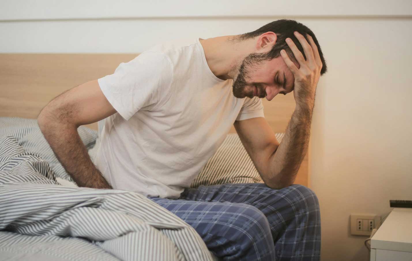 Man in pain