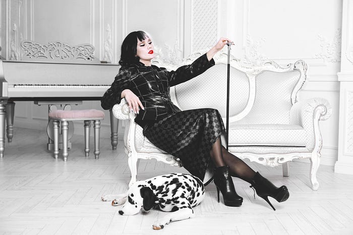 Dominant woman Cruella
